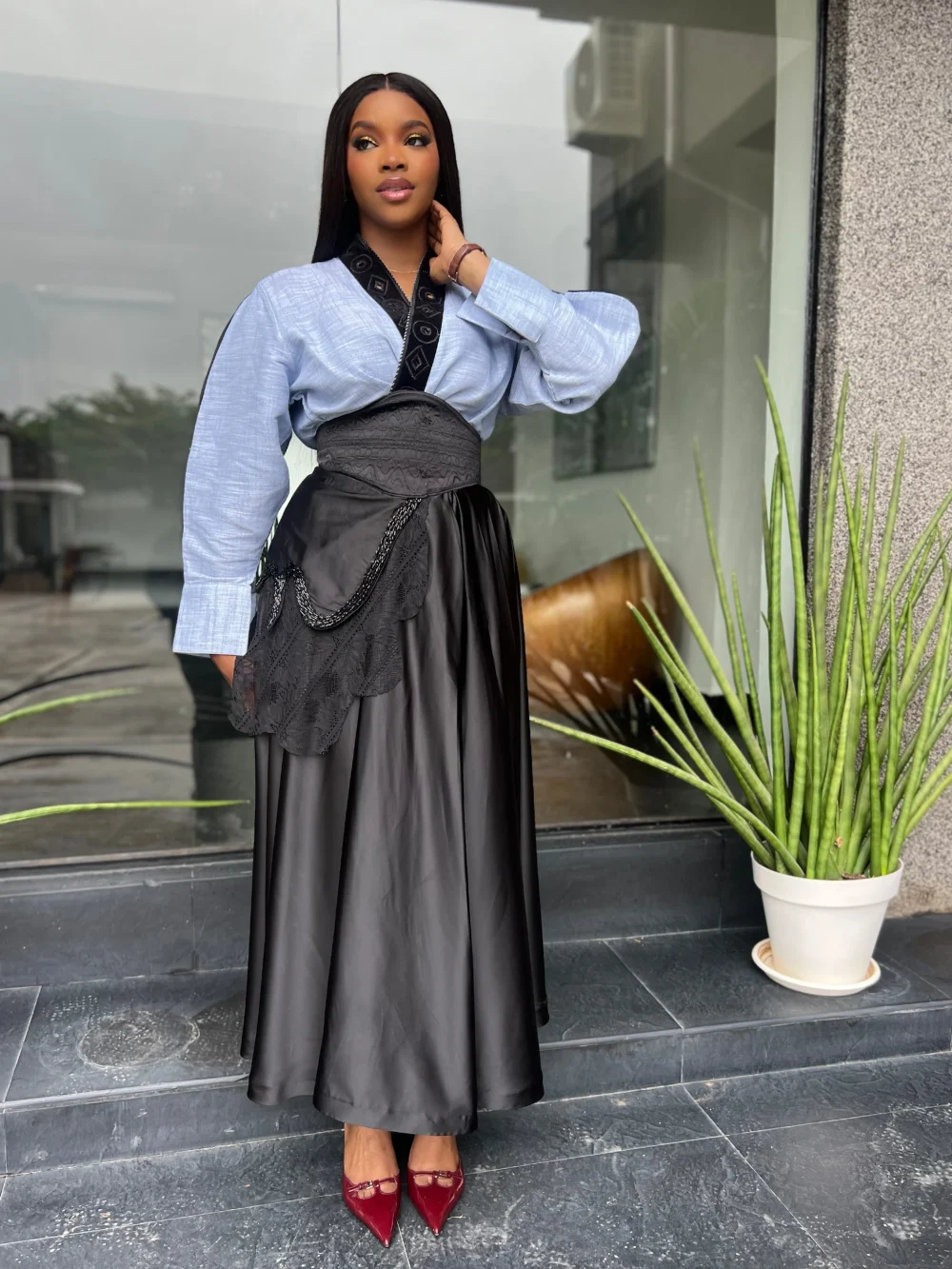 LOOM WRAP TOP x CALISTA SKIRT - Image 2